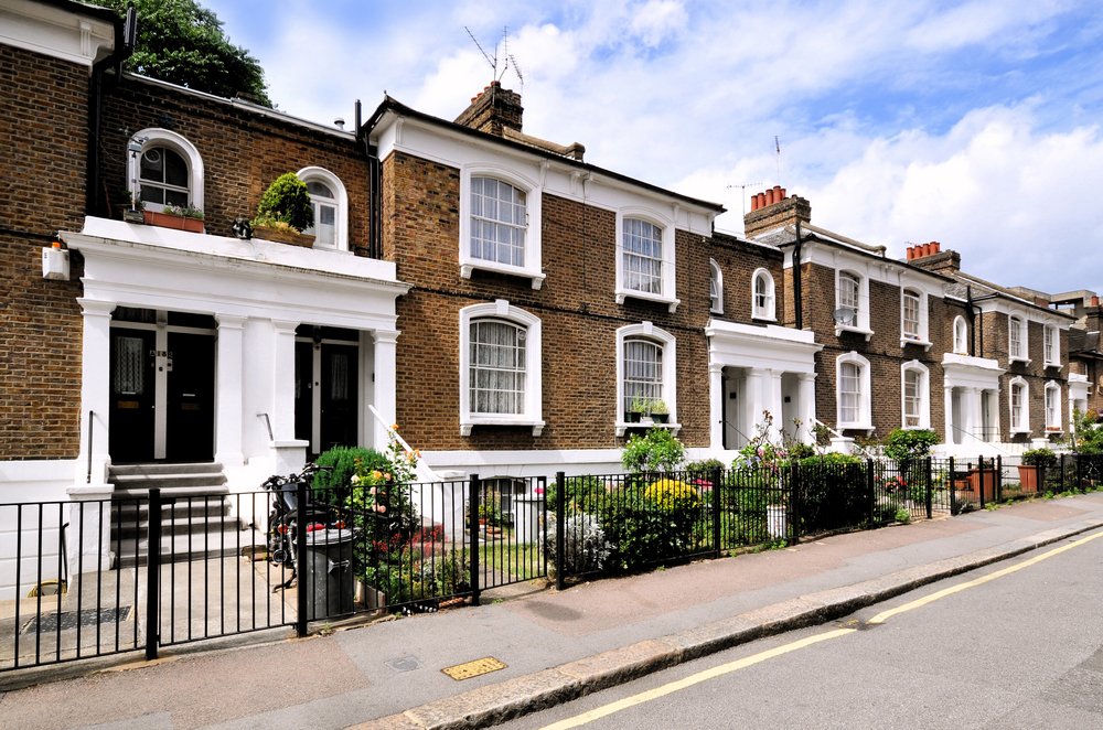 Colliers Wood South London residential area with flats and modern developments near main roads